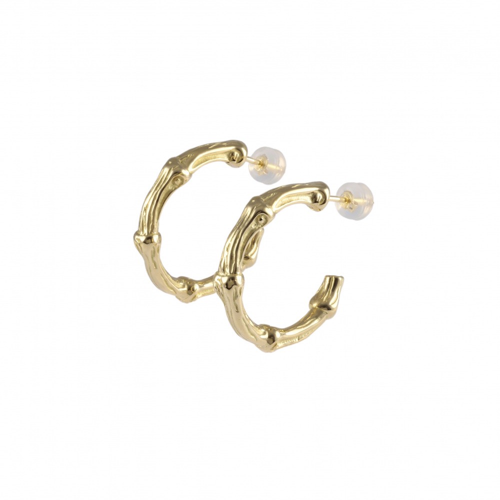 Tiffany & Co. Tiffany Bamboo K18YG Yellow Gold Earrings