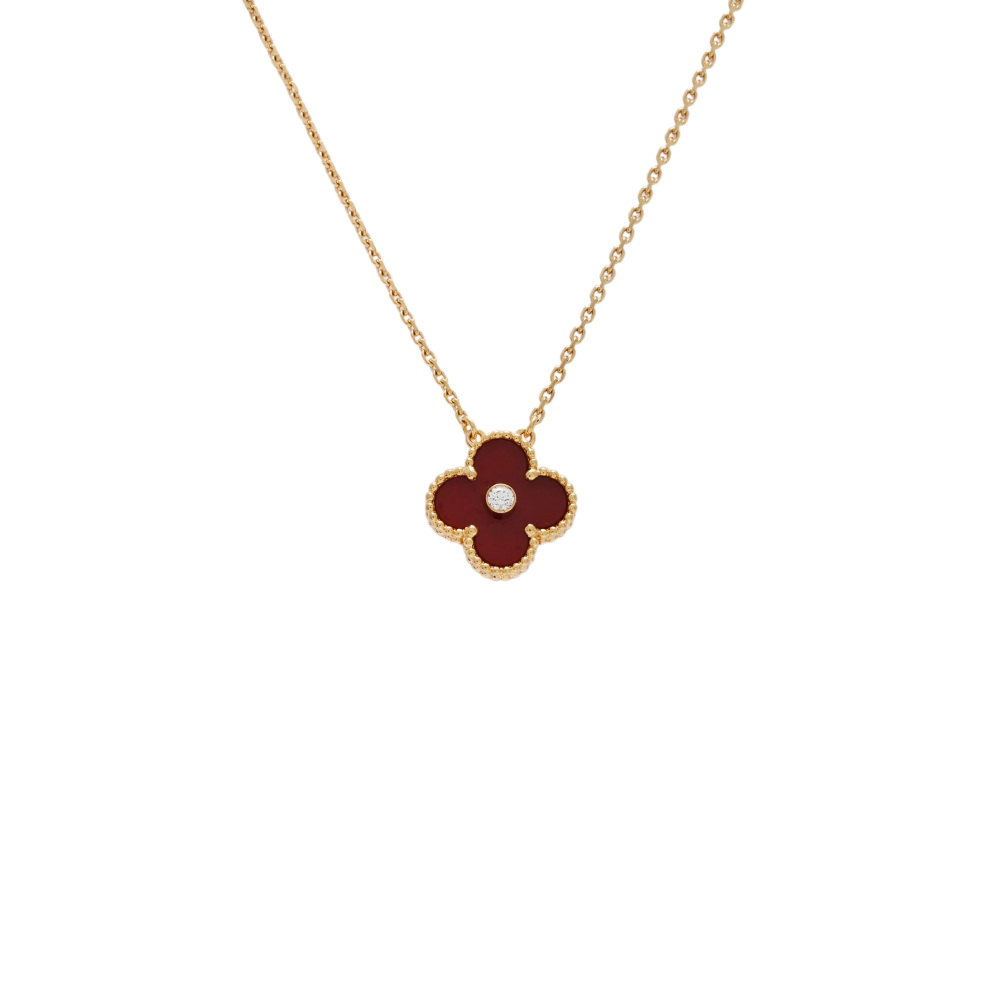 Van Cleef & Arpels Vintage Alhambra 2011 Holiday Limited Necklace 18K Rose Gold