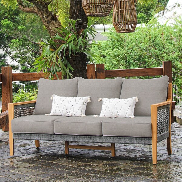 Cambridge Casual Nassau Teak Patio Sofa