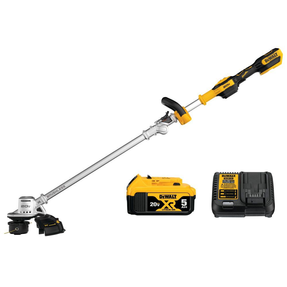 DEWALT 20V MAX String Trimmer Kit Folding 14″ DCST922P1