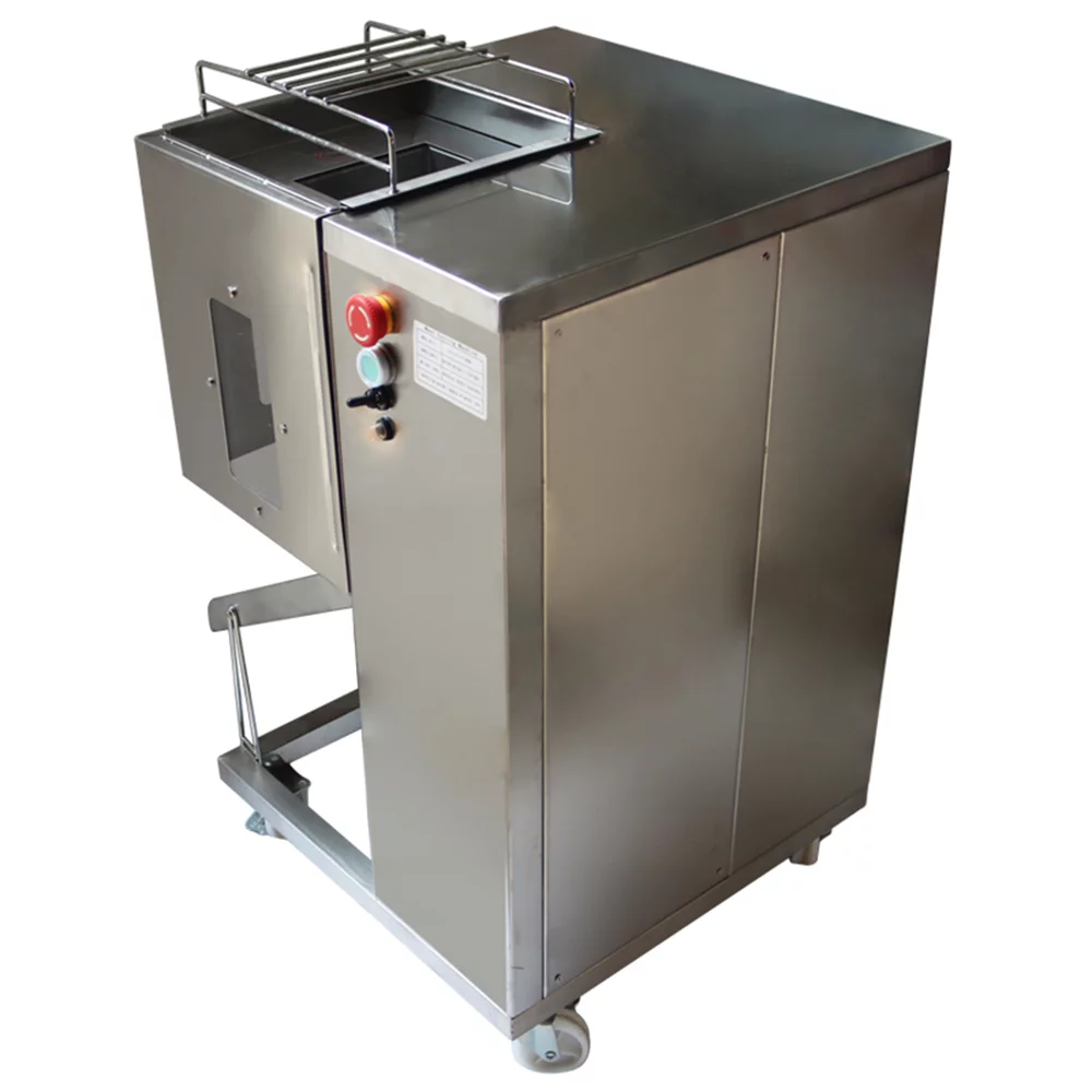 PreAsion Shredded Meat Cutting Machine 5mm Blade QSJ-A Meat Slicer with Double Motor