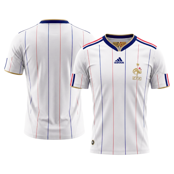 Retro Soccer Jersey France Away 2010