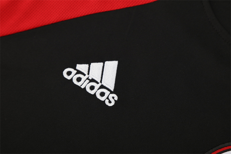 2005/06 AC Milan Retro Short Sleeves Training Jersey - Black 5