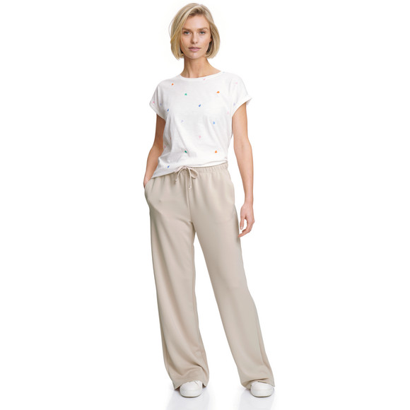 Gina Damen Wide-Leg-Hose mit Komfortbund