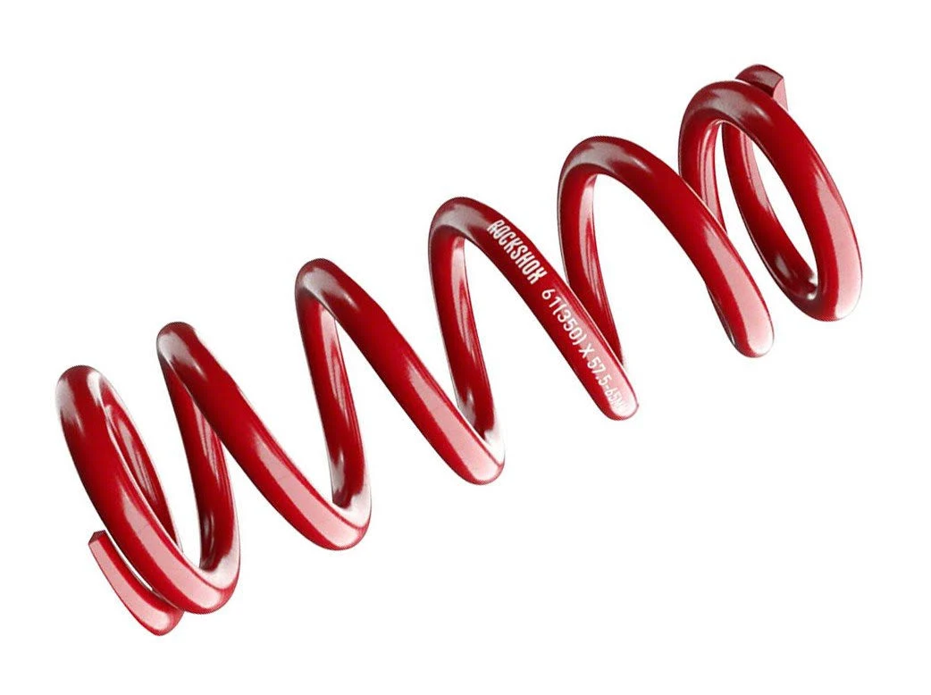RockShox Metric Coil Spring Length 151mm Travel 57.5-65mm 350 lbs Red