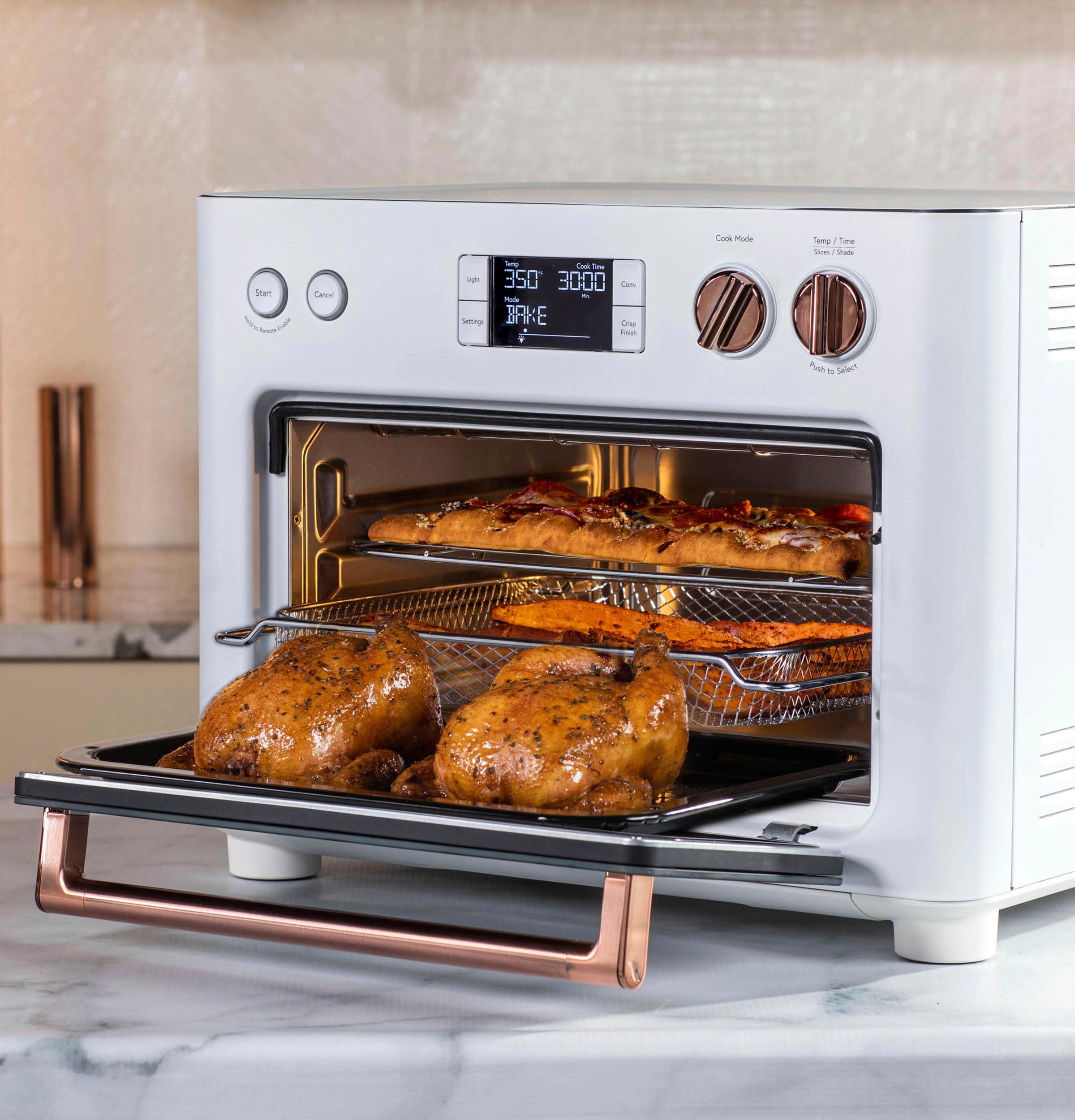 Café - Couture Smart Toaster Oven with Air Fry - Matte White