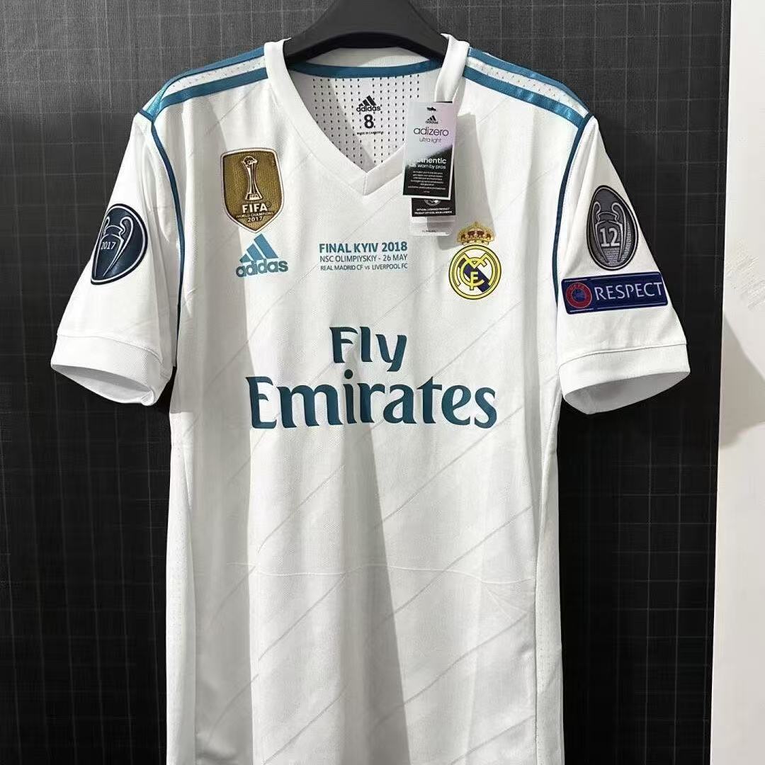 2017-18 Real Madrid Home Player-Issue Jersey