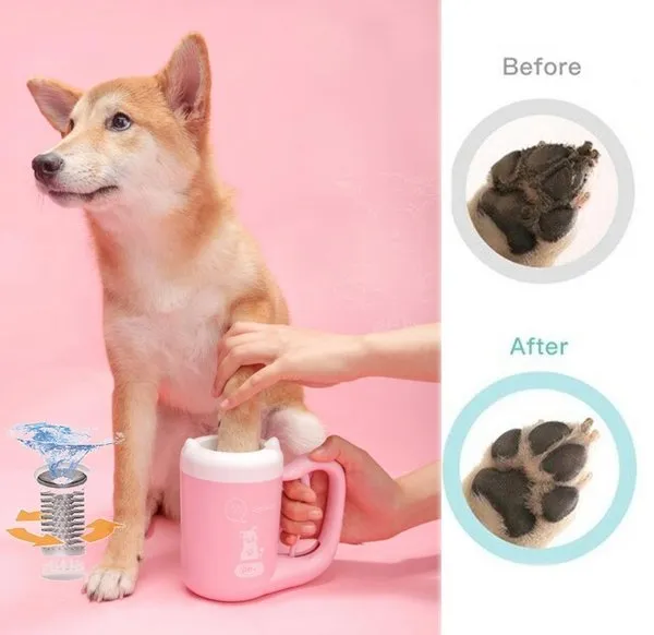 Dog Paw Cleaner Cup