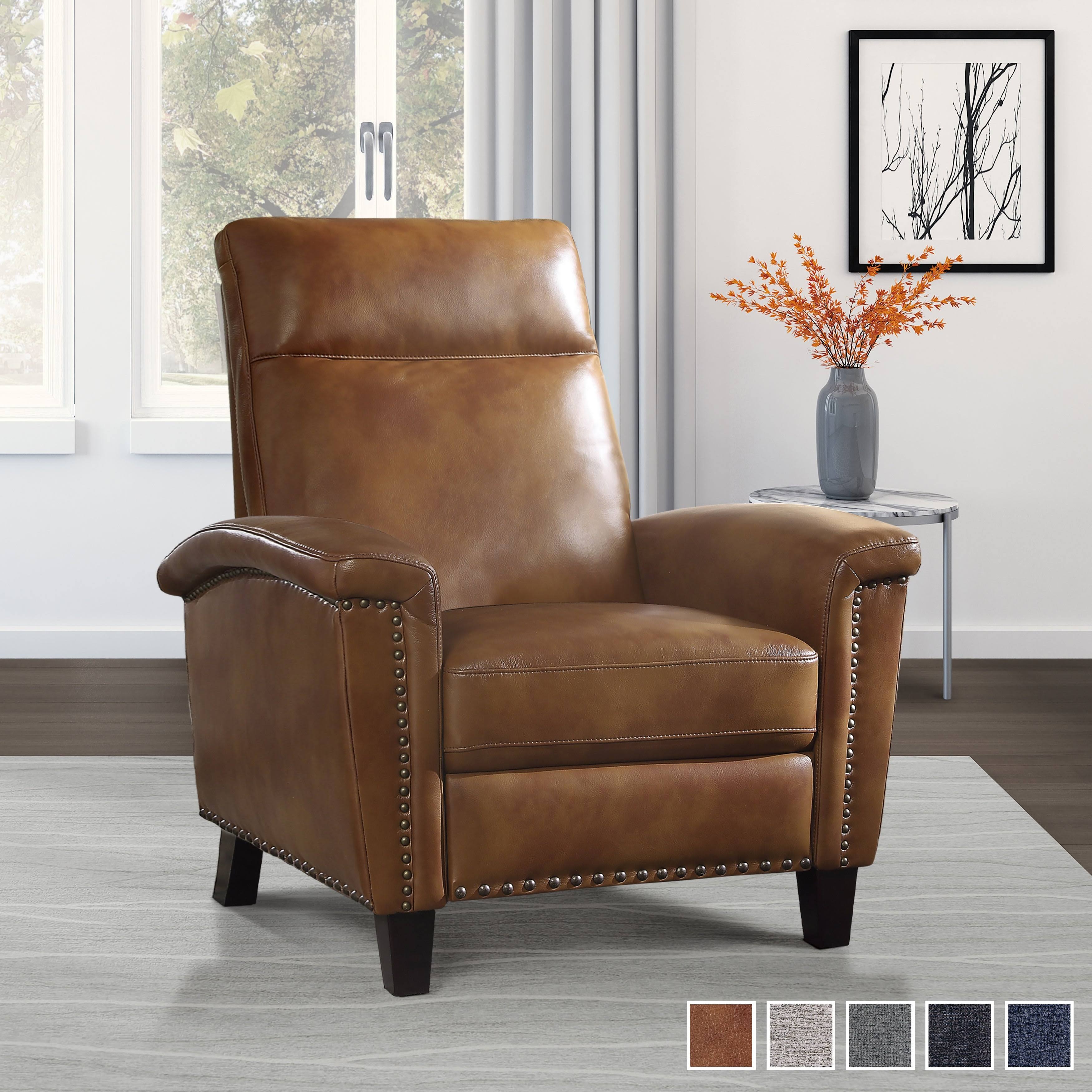 Iniko Push Back Recliner - Light Grey