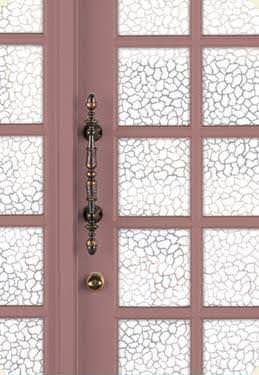 Privacy Window Film | Frosted | Bathroom | Static Cling | Pebble 32x22 x 78x22