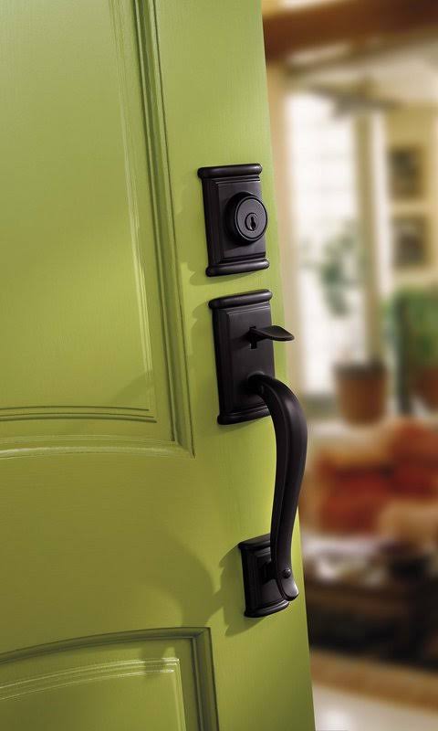 Kwikset Ashfield Dummy Handleset Rustic Pewter 802ADHLIP-502