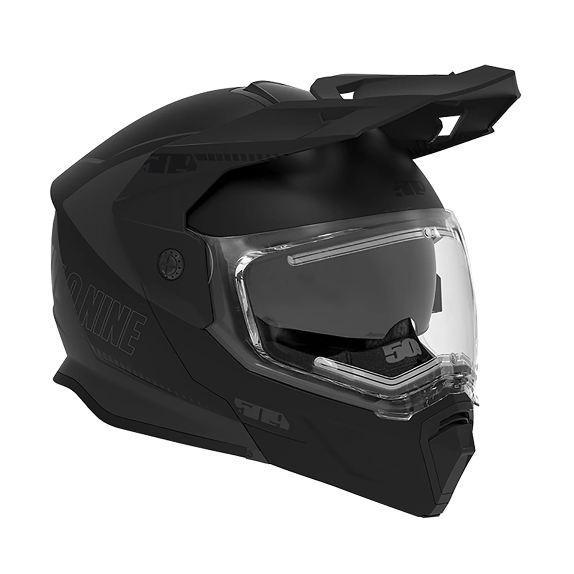 509 Delta R4 Ignite Modular Snowmobile Helmet Heated Shield - Black Ops - XS