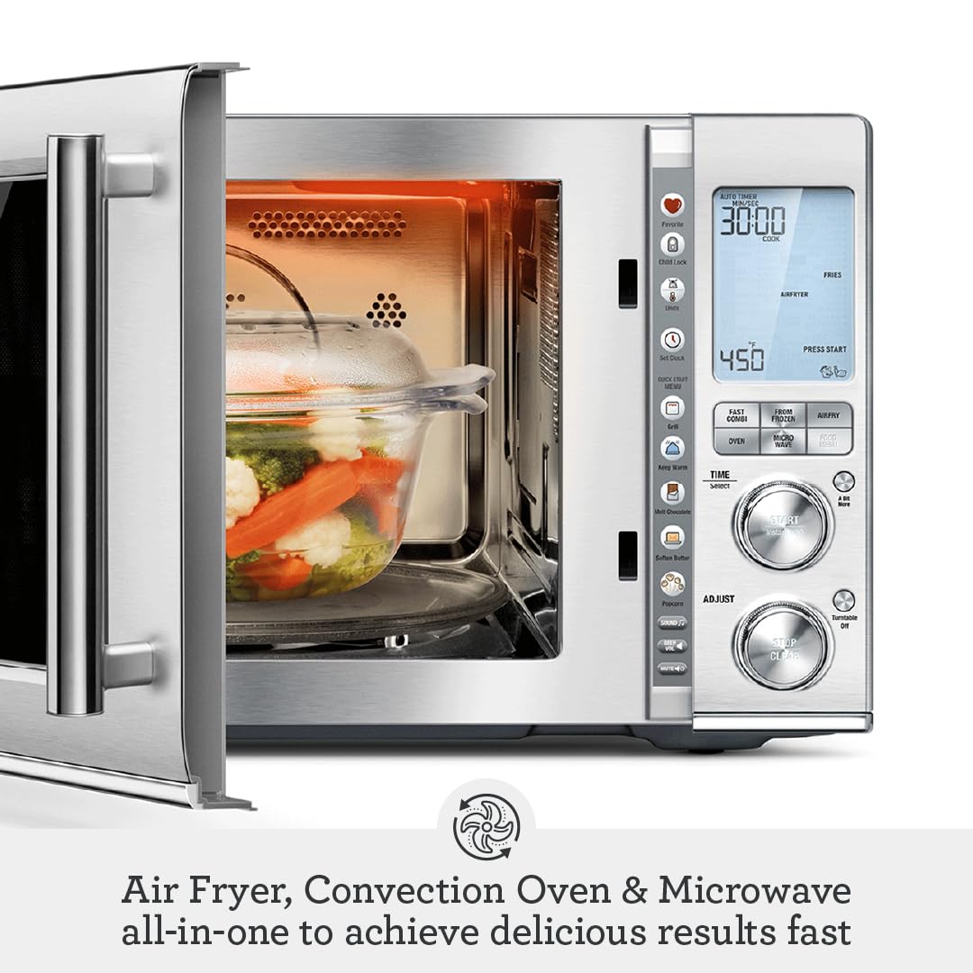 Breville Microwave Toaster Stainless BMO870BSS1BUC1