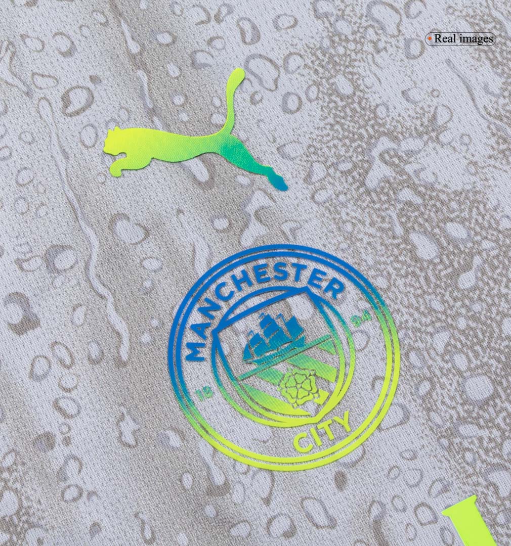 Manchester City Third Away Kids Soccer Jerseys Kit 2025/26