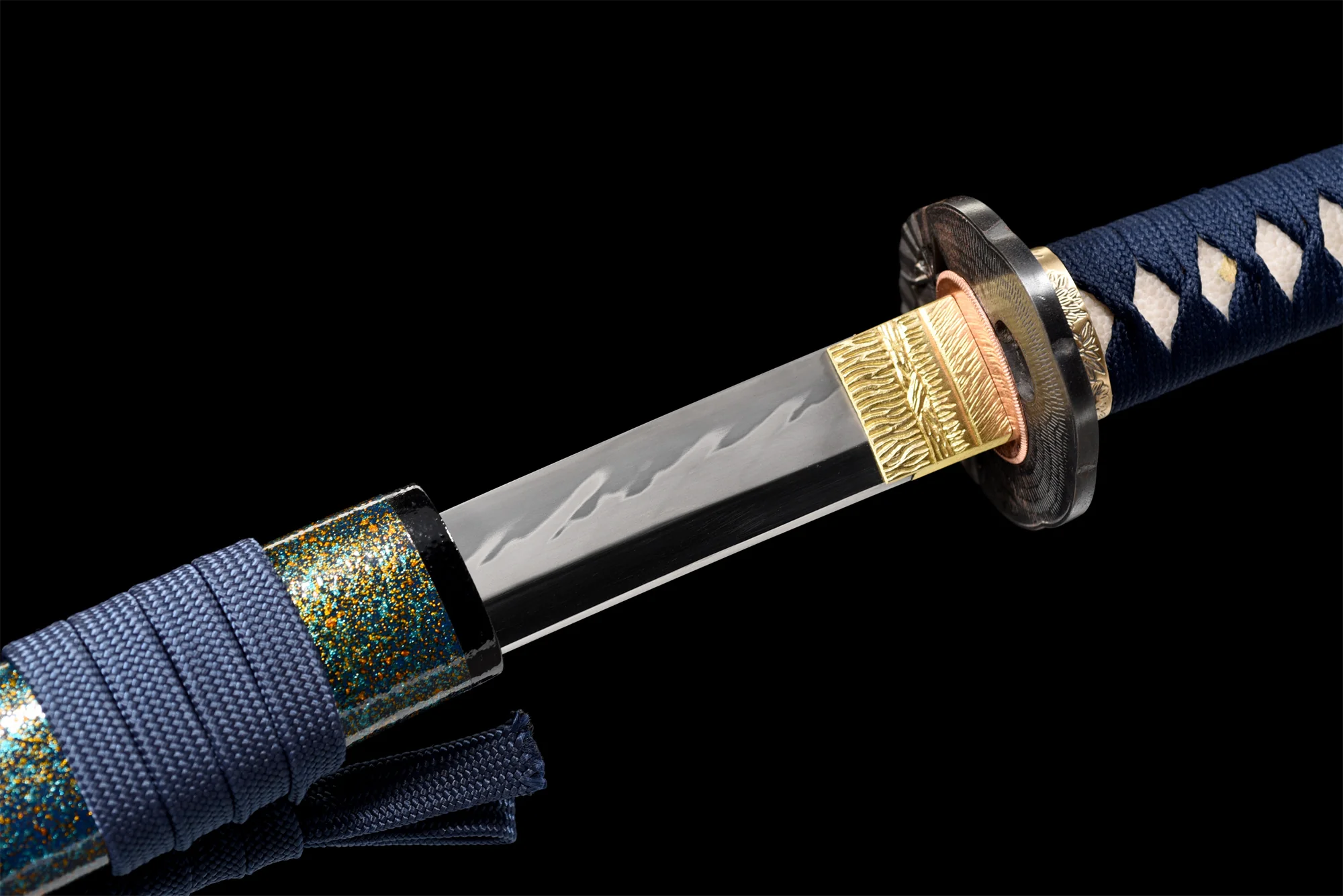 T10 Clay Tempered Green Katana – Full Tang, Real Hamon