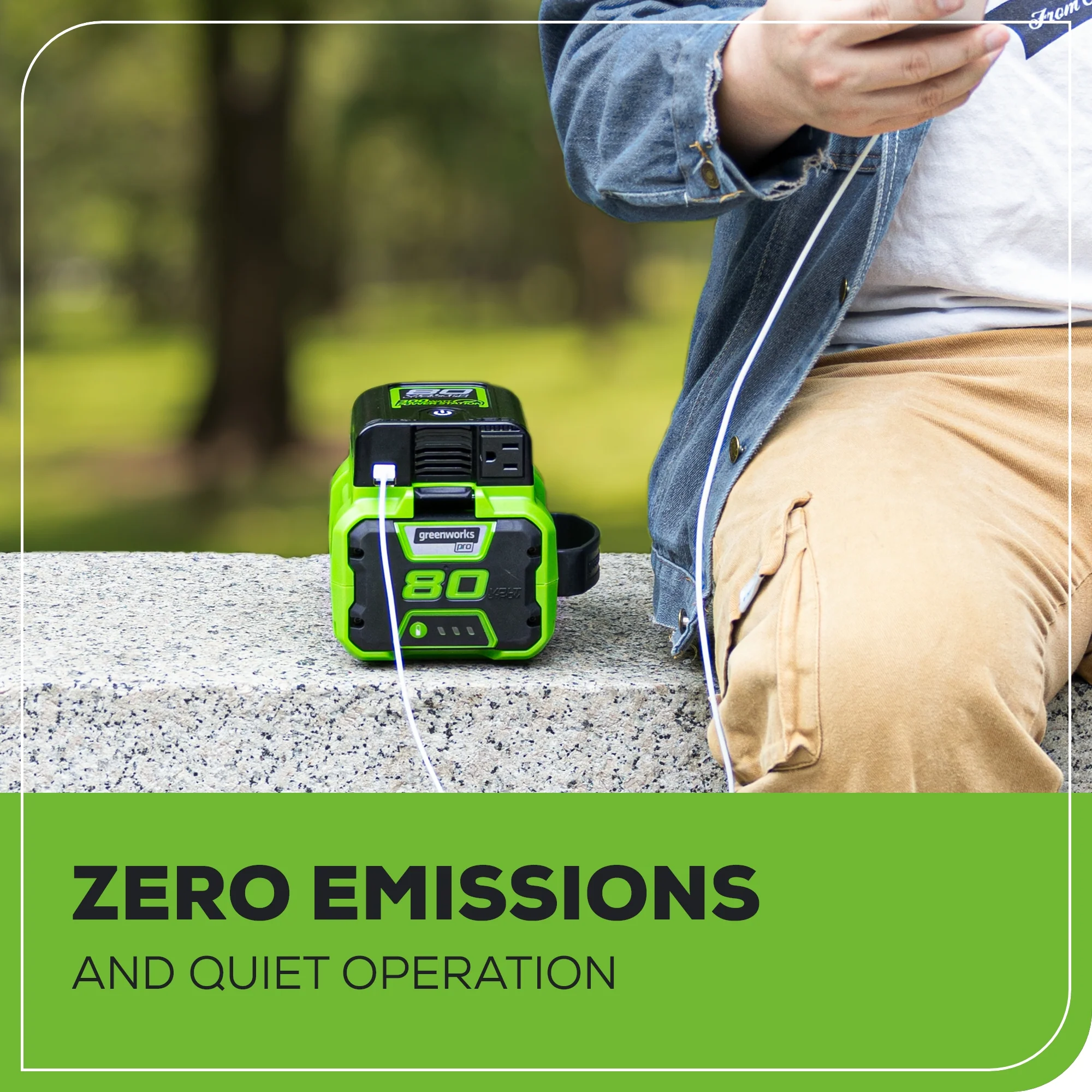 2026 80V Cordless Battery 300 Watt Power Inverter (Tool Only)