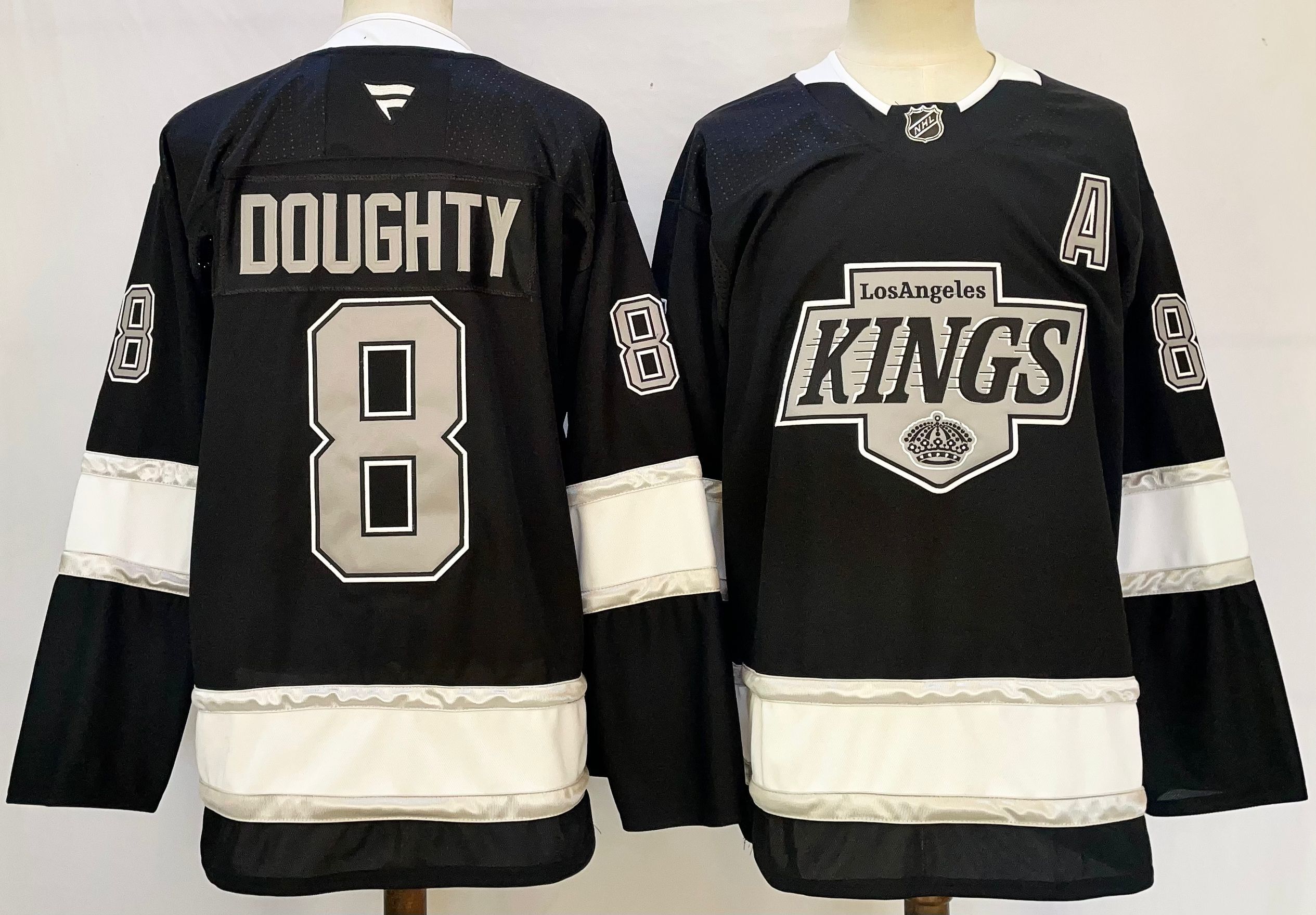 Men's Los Angeles Kings Drew Doughty #8 Fanatics Black Breakaway Player Jersey