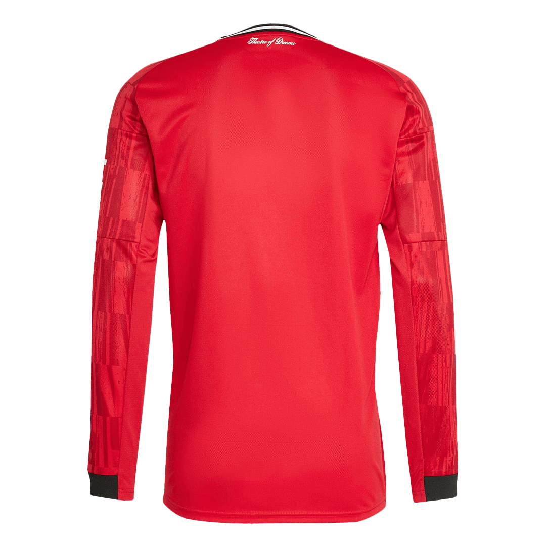 Manchester United Home Long Sleeve Jersey 2025/26