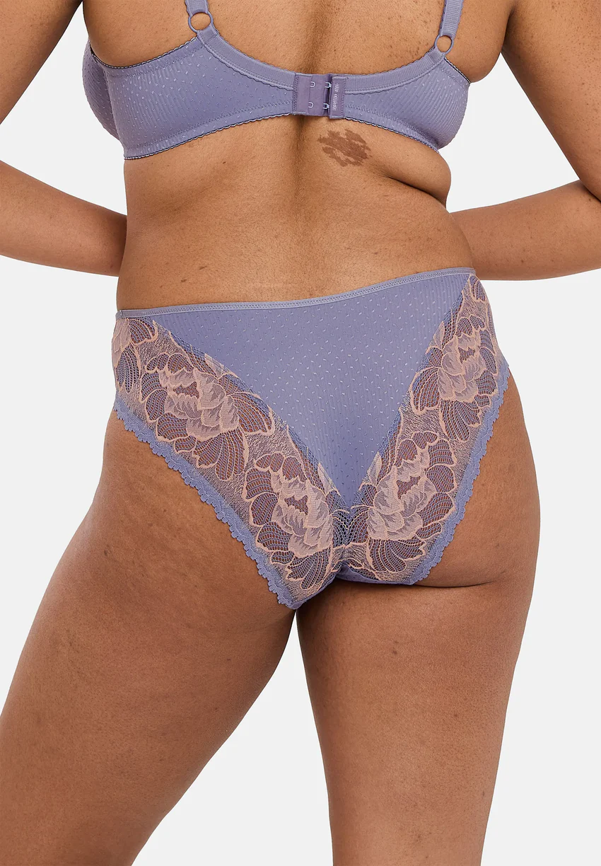 Slip Capucine Gris & Rose Pâle