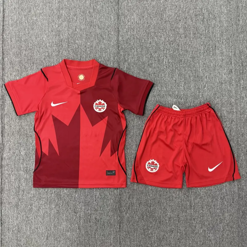 Kids 2026 World Cup Canada Home Jersey