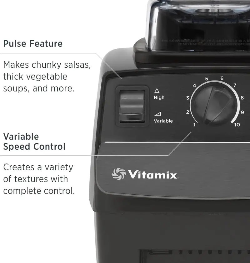 Vitamix 5200 Professional Blender – 64 oz Self-Cleaning Container, Black