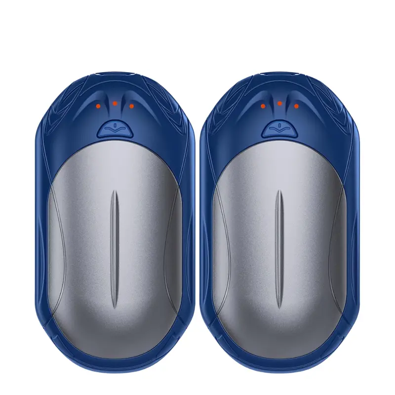 Slim Aluminum USB-C Hand Warmers – 2-Pack with Triple Heat Control
