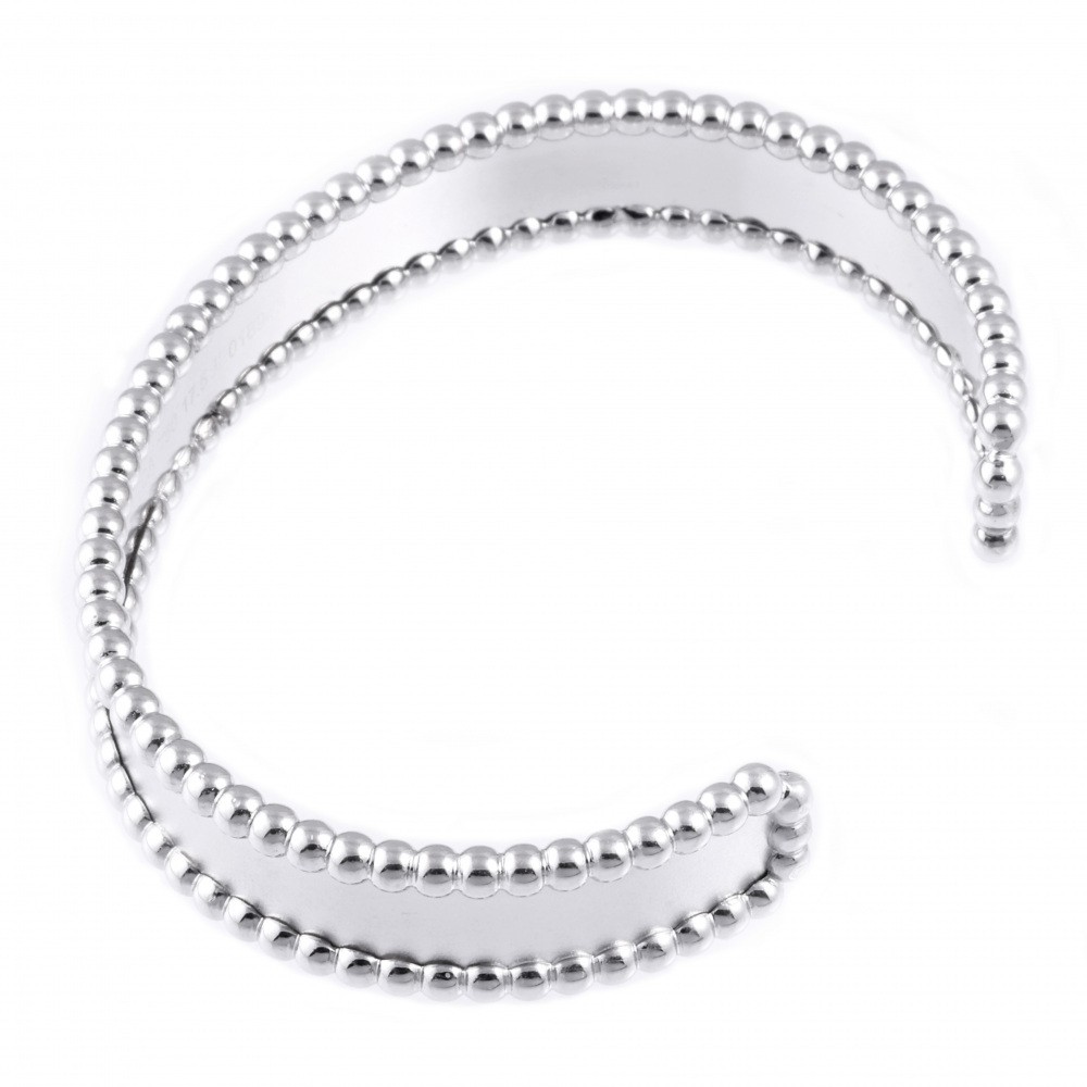 Van Cleef & Arpels Perlet Bracelet 18K White Gold