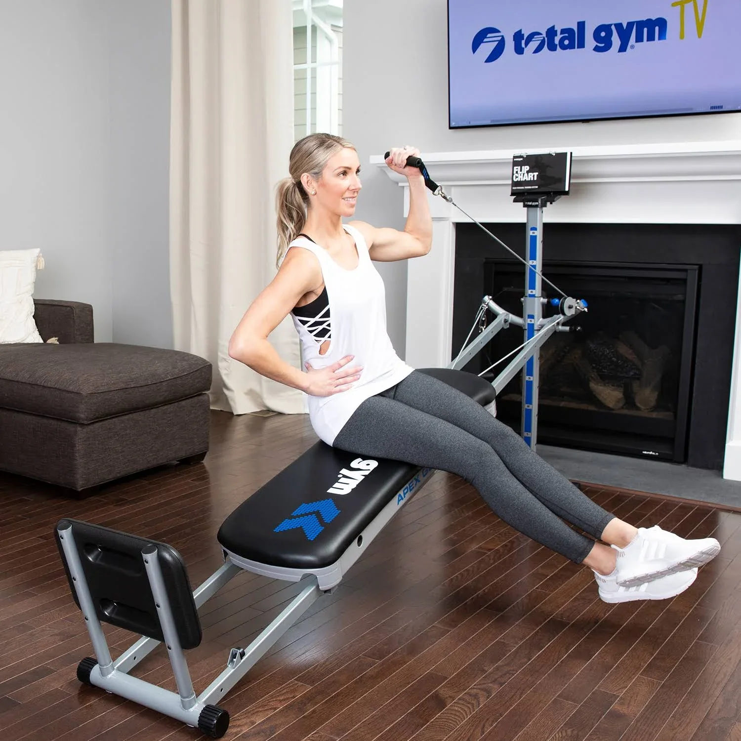 Total Gym Apex G3 Home Fitness Incline Weight Training 8 Resistance Levels