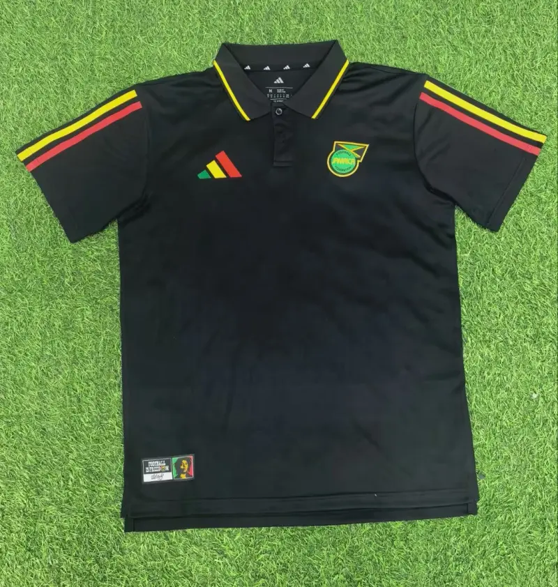 Jamaica 2026 Polo Black S-XXL