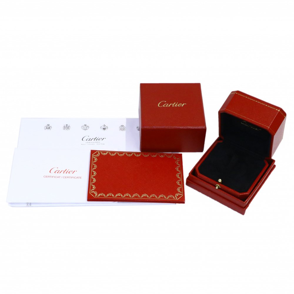 Cartier C Do Full Diamond Ring 18K White Gold