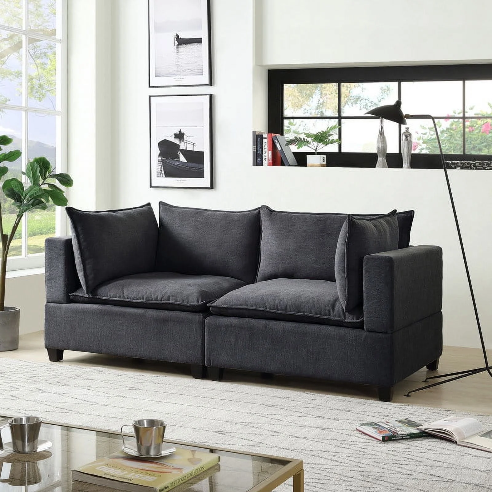 Elegant Madison Furniture Set - ['43*43*14 in', '43*16*8 in'] - Indulge in luxury and comfort