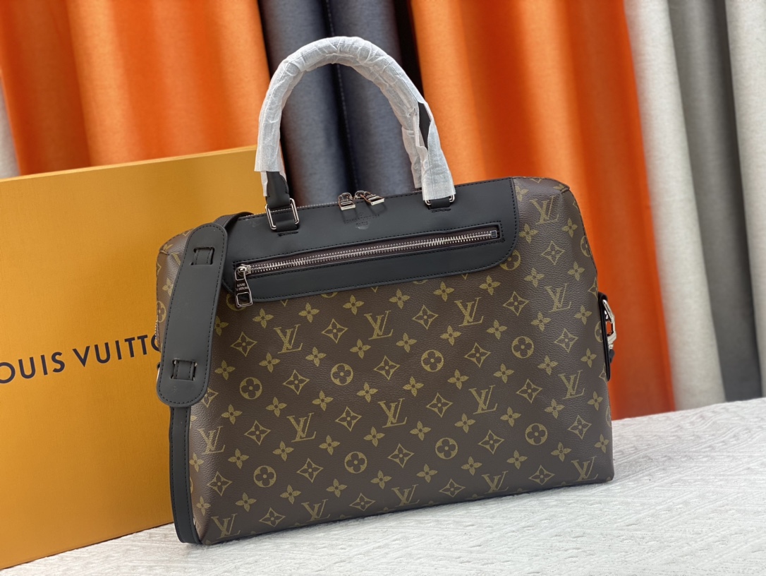 Louis Vuitton Porte Documents Jour Briefcase Monogram Canvas 37Cm M54019