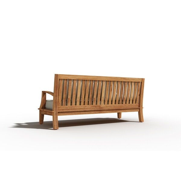 Eliane Teak Sofa with Sunbrella Cushion