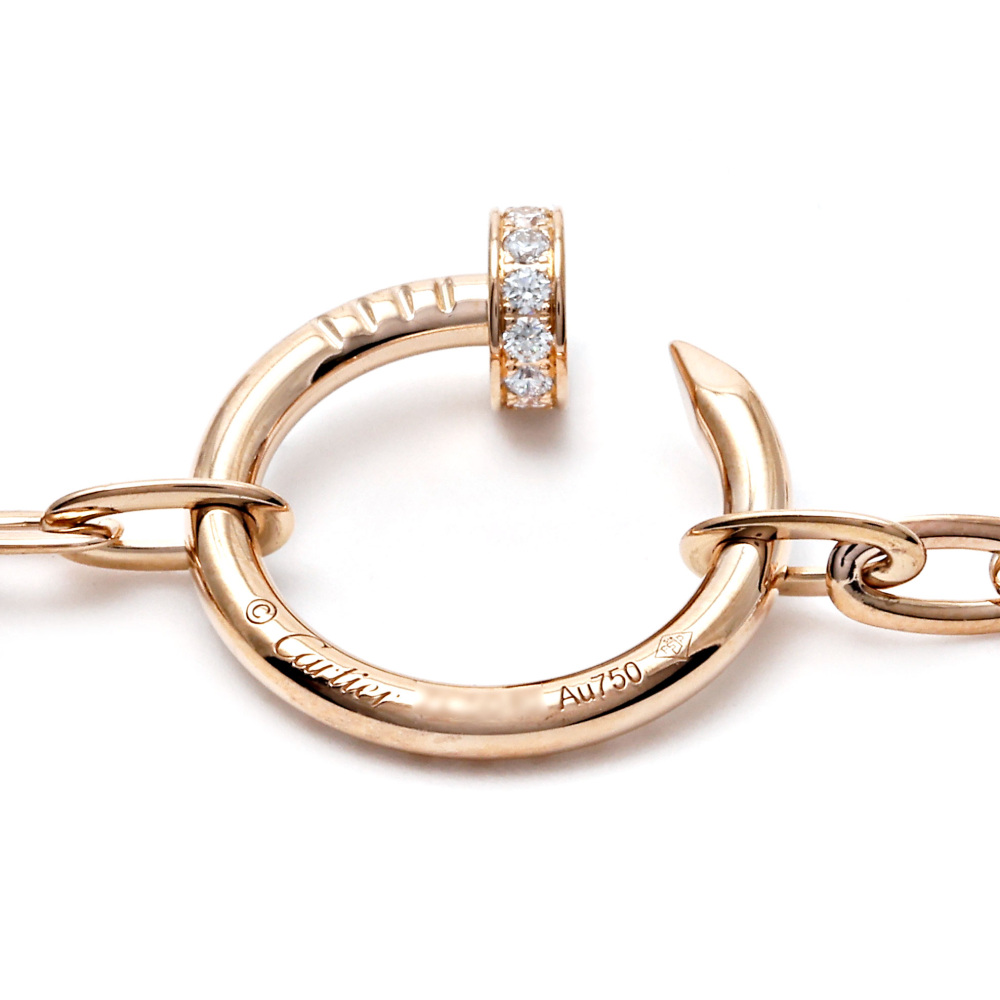 Cartier Juste un Clou Necklace 18K Rose Gold Diamond N7413400