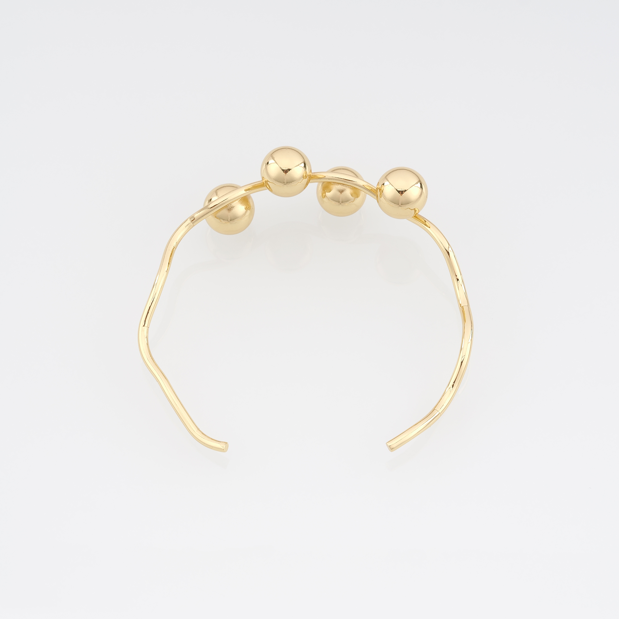 18K Gold Filled Ball Bangle,Gold Ball Bracelet,Dainty Bracelet,Minimalist Bracelet,Gift for Her