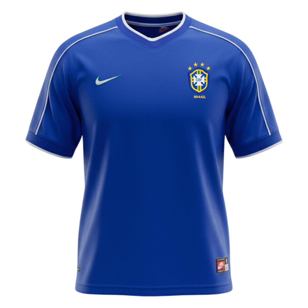 Retro Soccer Jersey Brazil Away 1998