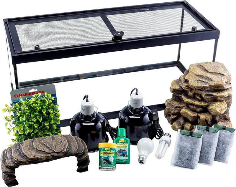 Tetra Aquatic Turtle Deluxe 20-Gallon Kit – Complete Habitat with Filter, Heater & UV Lighting