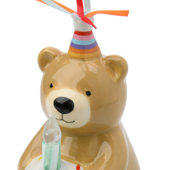 Topolino LED-Figur Bär aus Keramik