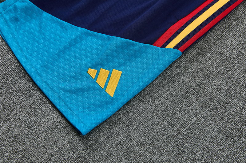 Spain Short Sleeves Training Suit -Two Stars 4