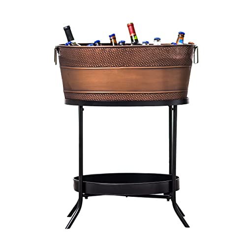 BREKX Copper Hammered Galvanized Beverage
