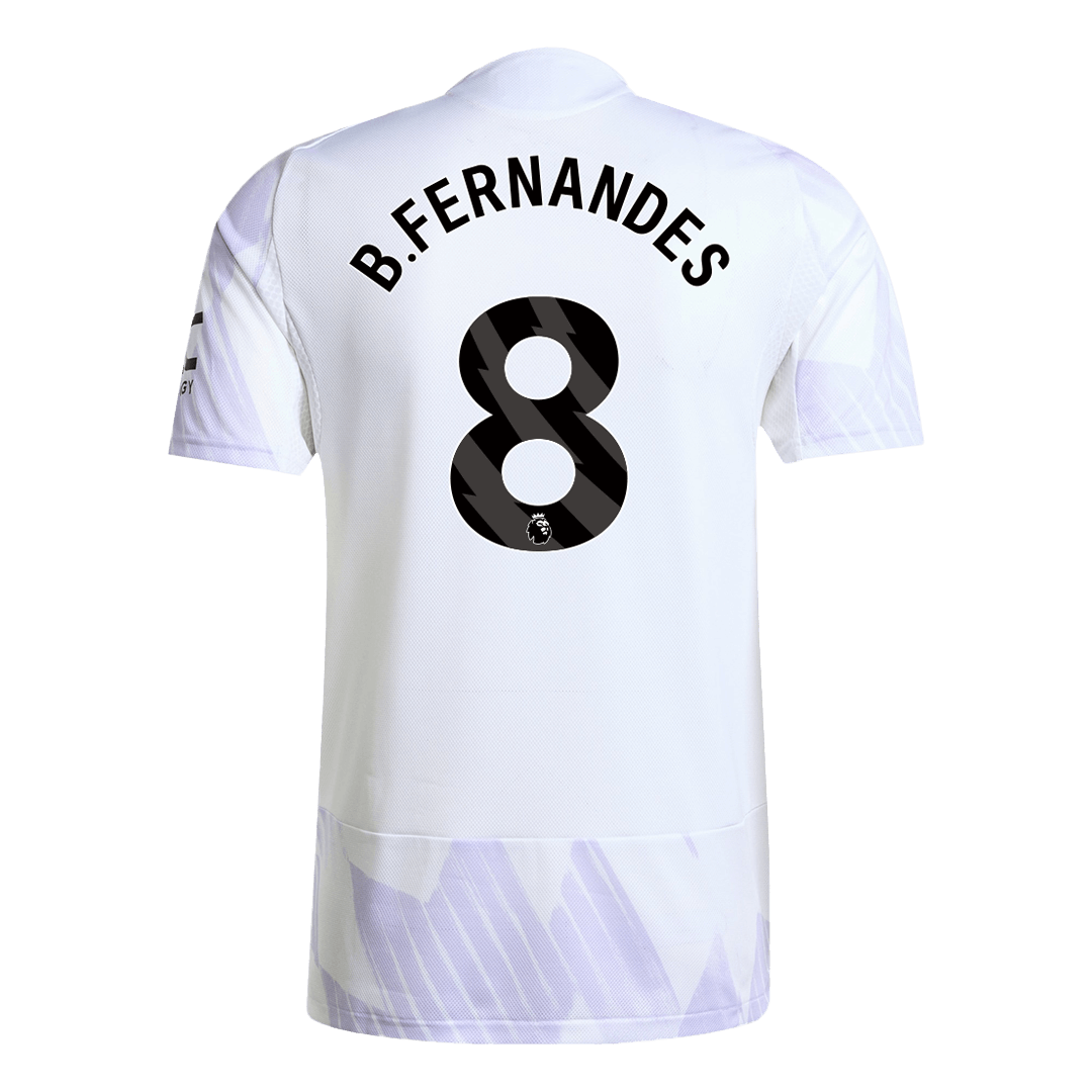 B.FERNANDES #8 Manchester United Away Player Version Jersey 2025/26