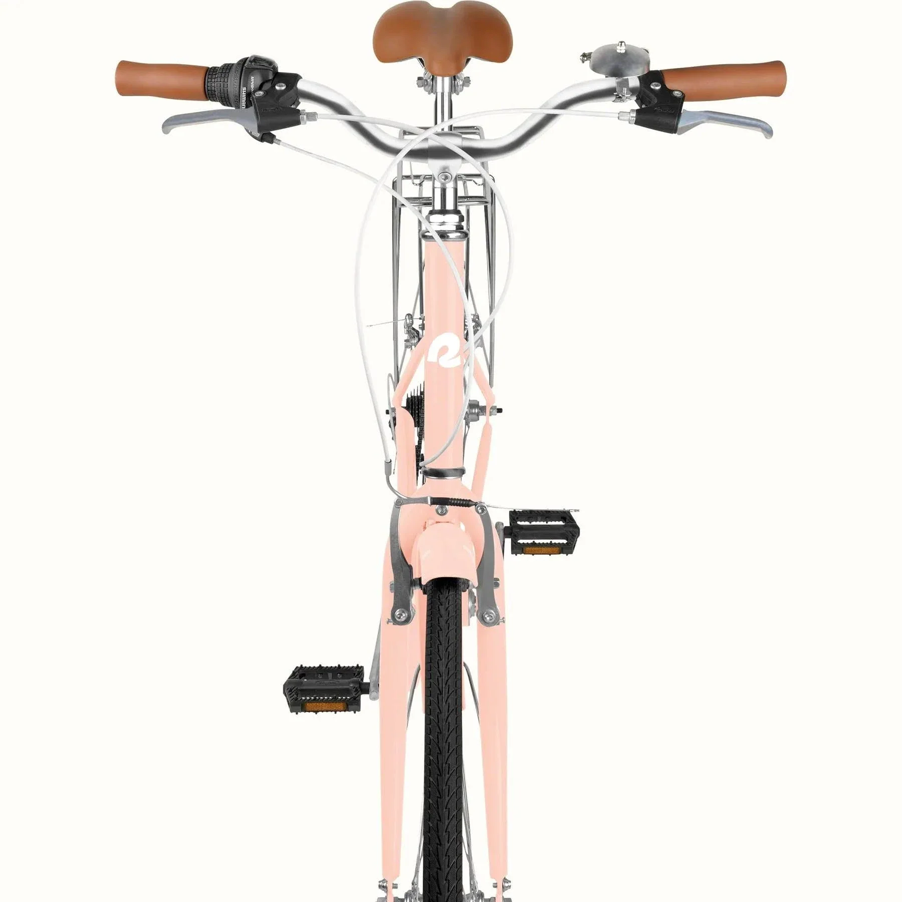 Retrospec Beaumont 7-Speed Step-Thru City Bike - Blush Pink
