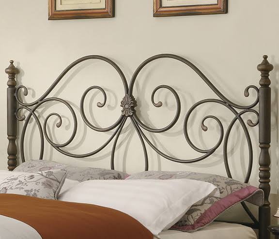 Coaster London Traditional Dark Bronze King Metal Bed