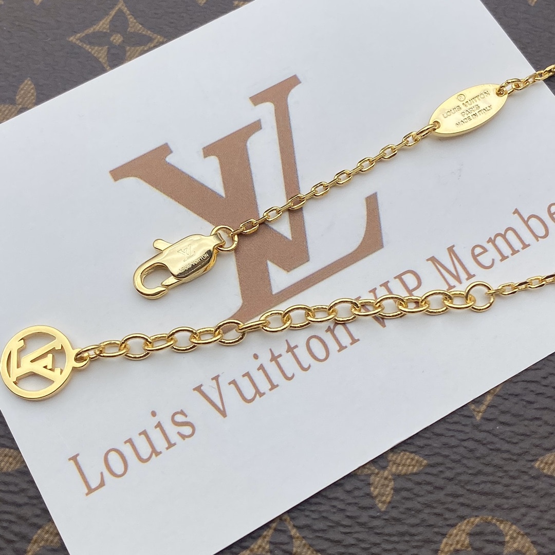 Louis Vuitton Garden Louise Gold Necklace