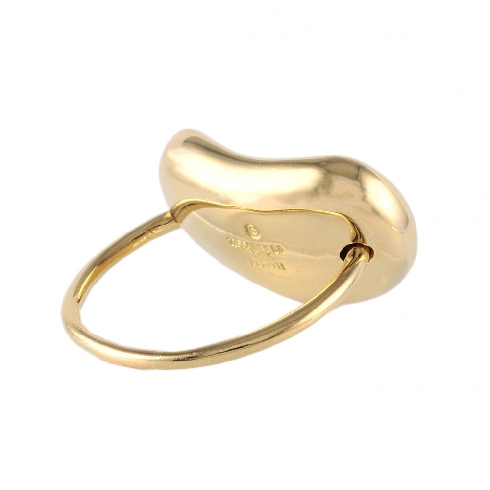 Tiffany & Co. Elsa Peretti Beans Ring 18K Yellow Gold