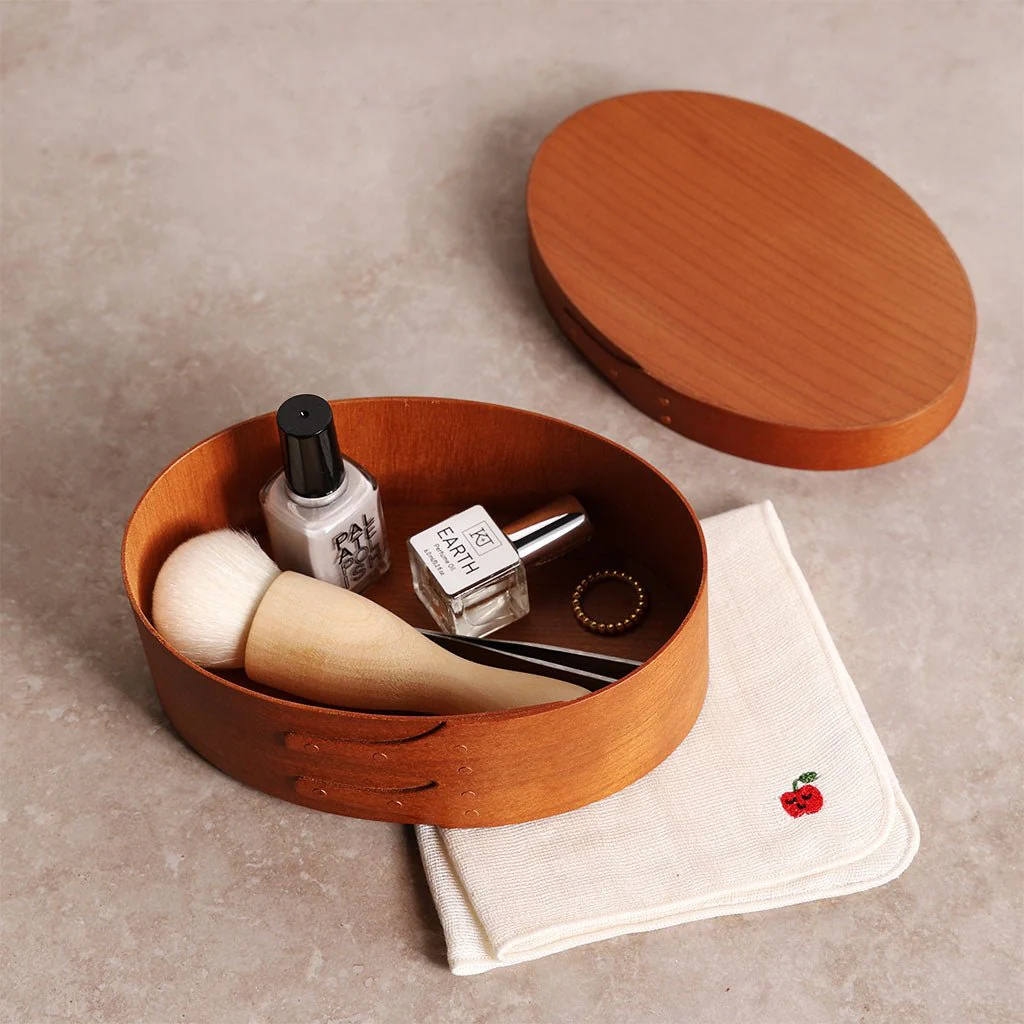 Small Oval Wood Shaker Box