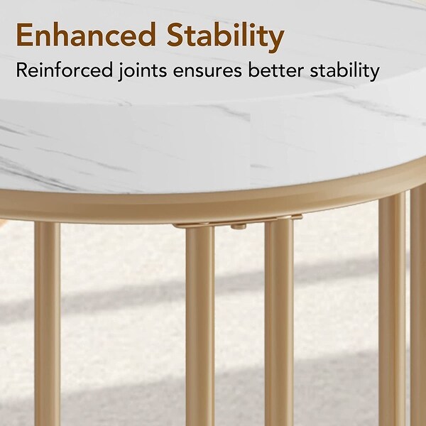 Side Table Modern Nightstand Round Side End Accent Table Bedside Table