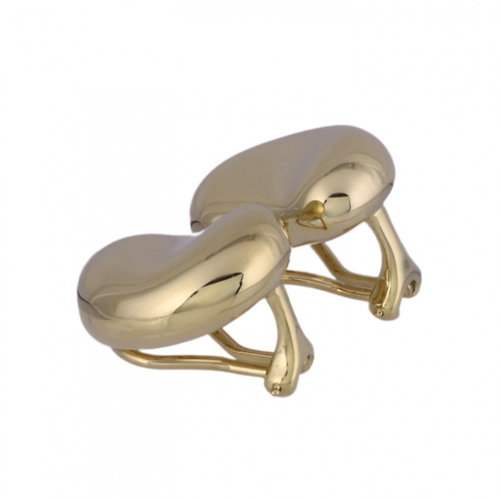 Tiffany & Co. Elsa Peretti Beans Earrings 18K Yellow Gold