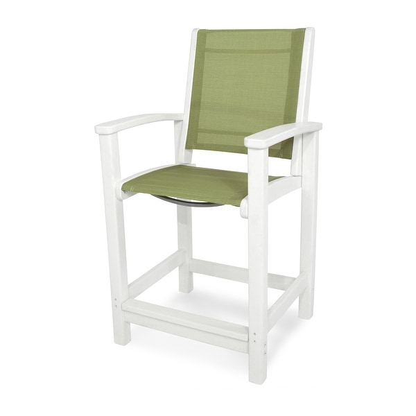 POLYWOOD Coastal Counter Chair