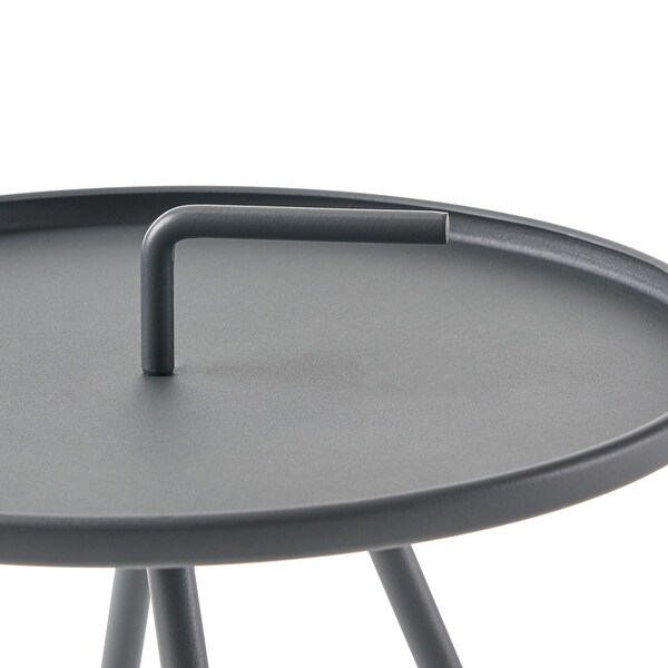 Steel Accent Side Table